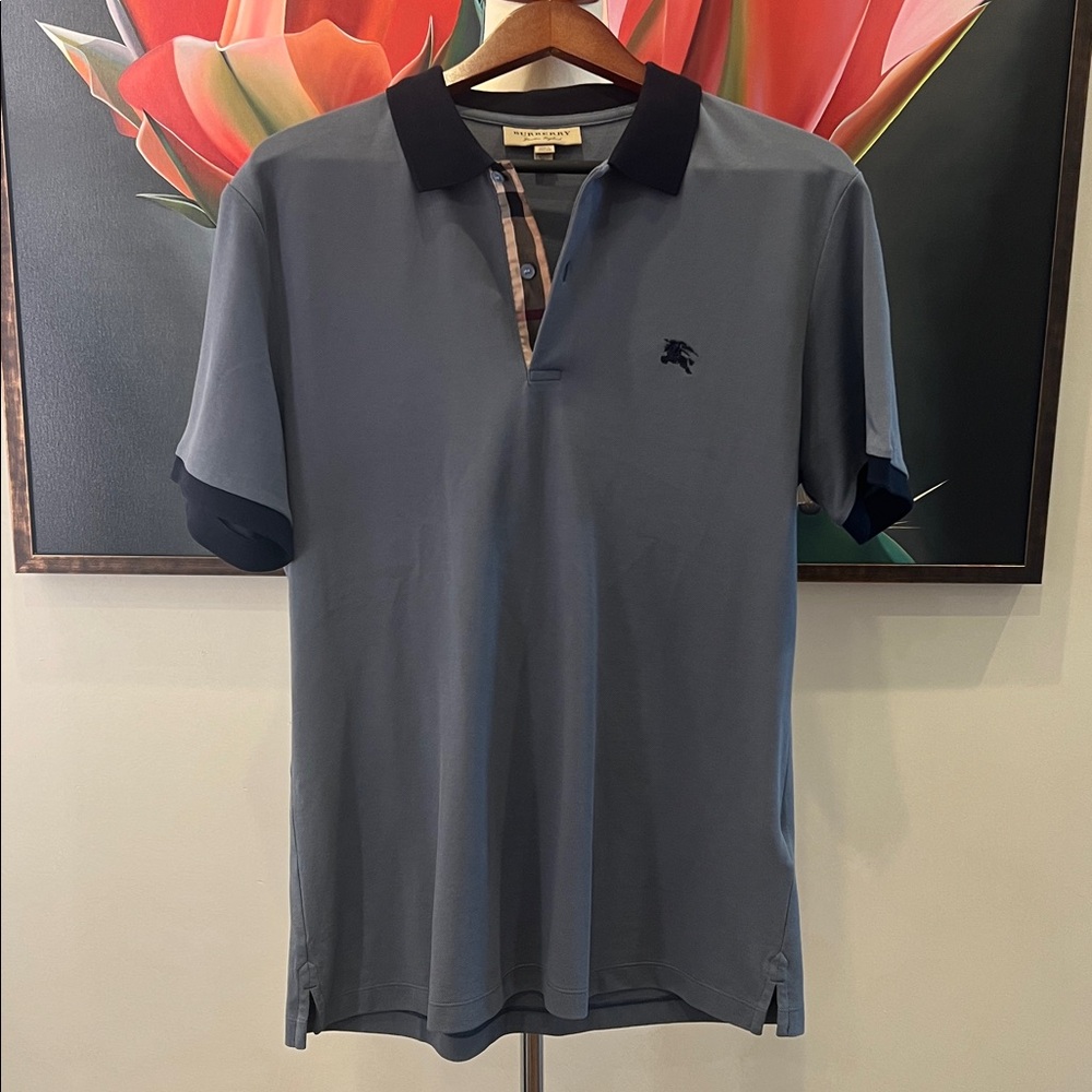 Burberry Blue Polo Shirt size XL 🔥🔥🔥 GREAT SHAPE